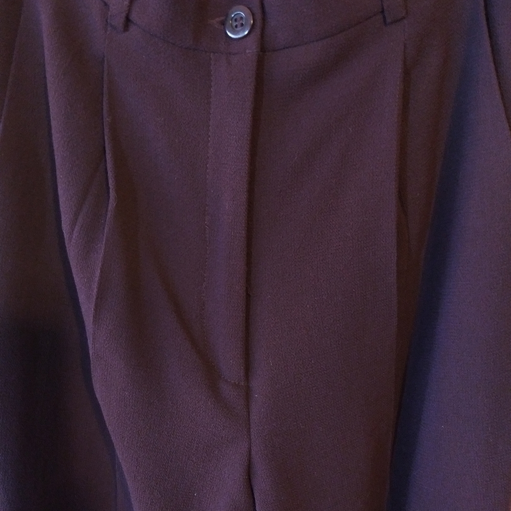 Ann Taylor Maroon Wool Dress Pants Lined - Picture 5 of 7